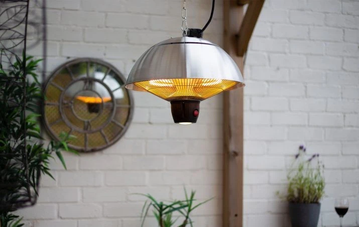 La Hacienda Hanging Mushroom Silver Heater 3 La Hacienda Hanging Mushroom Silver Heater