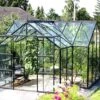 Vitavia Sirius 13000 Powder Coated Black Frame Greenhouse -Outdoor Furniture Shop 42143 8492