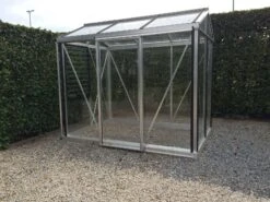 Janssens Helios Urban Hobby 180/25 Tempered Glass Greenhouse 5ft X 8ft -Outdoor Furniture Shop 43063 7432