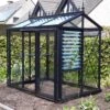 Janssens Helios Urban Victorian 180/25 Tempered Glass Greenhouse 5ft X 8ft -Outdoor Furniture Shop 43064 7421