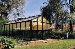 Janssens Helios Senior Victorian 180/25 Tempered Glass Greenhouse -Outdoor Furniture Shop 43066 7419