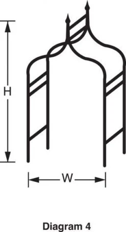 Tildenet Gothic Arch -Outdoor Furniture Shop 43470 7035