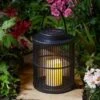 Smart Solar Urbane Lantern - Black -Outdoor Furniture Shop 46186 3670 1