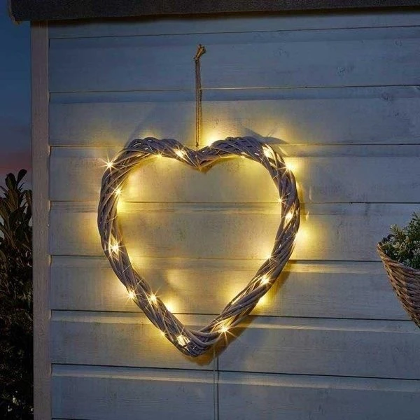 Smart Solar Solar In-Lit Firefly Heart 40cm 3 Smart Solar Solar In-Lit Firefly Heart 40cm