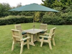 Churnet Valley Ergo 4 Seat Table Set - 4 X Chairs 9 Churnet Valley Ergo 4 Seat Table Set - 4 X Chairs -Outdoor Furniture Shop 46797 2541