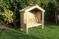 Churnet Valley Cottage Arbour Fully Enclosed 3 Seater -Outdoor Furniture Shop 46807 2510