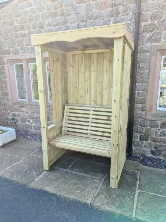 Churnet Valley Four Seasons 2 Seater Arbour 3 Churnet Valley Four Seasons 2 Seater Arbour