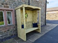 Churnet Valley Four Seasons 3 Seater Arbour 8 Churnet Valley Four Seasons 3 Seater Arbour -Outdoor Furniture Shop 46819 2468