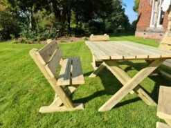 Churnet Valley Ashcombe Table Set 6 Seater 7 Churnet Valley Ashcombe Table Set 6 Seater -Outdoor Furniture Shop 46841 2385