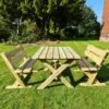 Churnet Valley Ashcombe Table Set 4 Seater -Outdoor Furniture Shop 46842 2380