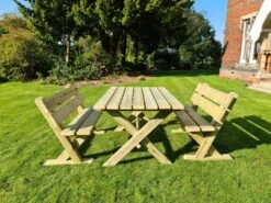 Churnet Valley Ashcombe Table Set 4 Seater