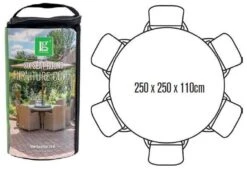 LG Outdoor DXCOV02 Deluxe Cover For 6 Seat Round Dining - Up To 150cm Table 7 LG Outdoor DXCOV02 Deluxe Cover For 6 Seat Round Dining - Up To 150cm Table -Outdoor Furniture Shop 46927 2318