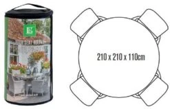 LG Outdoor DXCOV01 4 Seat Dining Set Deluxe Cover - Up To 120cm Table -Outdoor Furniture Shop 46960 2272