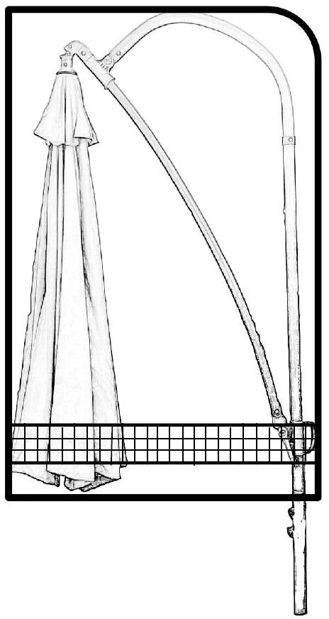 LG Outdoor DXCOV15 Large Cantilever Deluxe Cover 4 LG Outdoor DXCOV15 Large Cantilever Deluxe Cover - Image 2