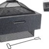 Koopman Naples Fire Bowl MgO With Barbecue Rack -Outdoor Furniture Shop 47163 1866