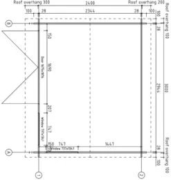 The Log Cabin Company Tallinn Studio 28mm -Outdoor Furniture Shop 48411 38076