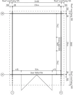 The Log Cabin Company Tallinn Arc 6 The Log Cabin Company Tallinn Arc -Outdoor Furniture Shop 50107 33630