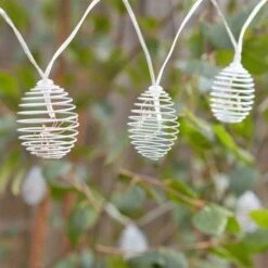 Smart Garden SpiraLight 10 Silver Solar String Lights -Outdoor Furniture Shop 50735 31851