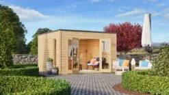Gardenhouse24 Q-Bic 44 A Simple Wooden Garden Office
