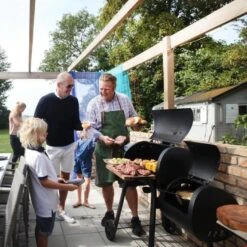 Landmann Vinson 200 Smoker Charcoal Barbecue - Black 8 Landmann Vinson 200 Smoker Charcoal Barbecue - Black -Outdoor Furniture Shop 51773 28802