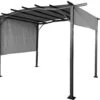 Royalcraft San Remo Pergola Sliding Gazebo 2.75m X 3.66m - Grey -Outdoor Furniture Shop 51825 28627